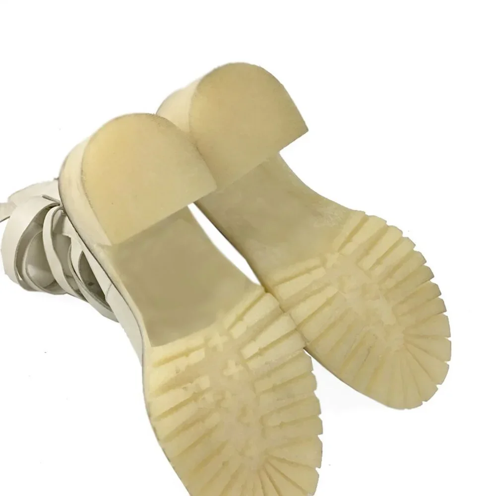 Free People Jesse Cutout Platform Off White Boot